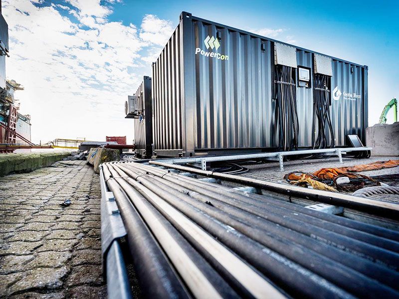 shore power plant at Port of Grenaa